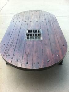 The Design Enthusiast: Reclaimed door ~ coffee table