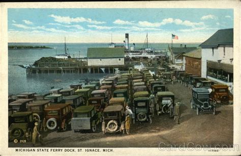 Michigan State Ferry Dock Saint Ignace, MI