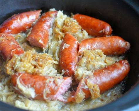 Kielbasa-Crockpot | Fresh polish sausage recipe, Dinner party recipes, Kelbasa recipes