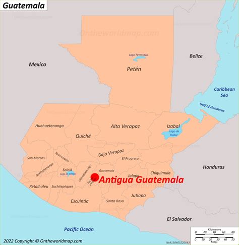 Map Of Antigua Guatemala - Image to u