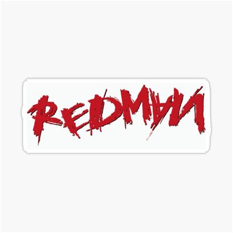 "Redman logo" Sticker for Sale by HelenKirk | Redbubble