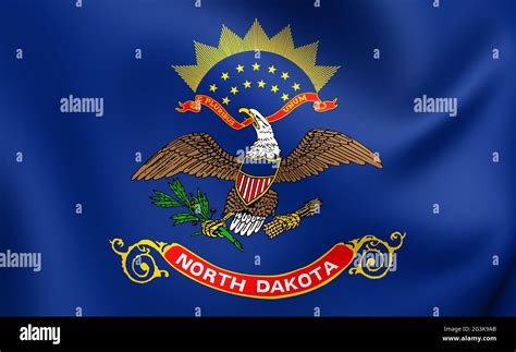 Flag of North Dakota Stock Photo - Alamy