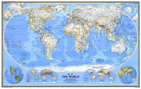 World Wall Map 1988 by National Geographic | Shop Mapworld