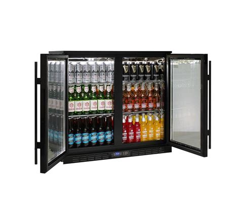 Rhino Commercial Under Bench Double Glass Door Bar Fridge | On Deck Kitchens