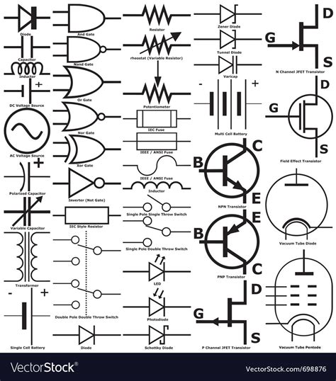 Electrical Schematics Symbols : Schematic Diagram Software : These electrical schematic symbols ...