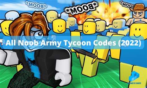 Noob Army Tycoon Codes - October 2023 (Complete List)