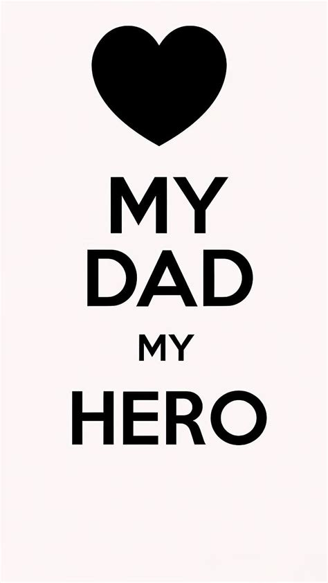 2K free download | My Dad Is My Hero, Black Heart, white background, HD phone wallpaper | Peakpx