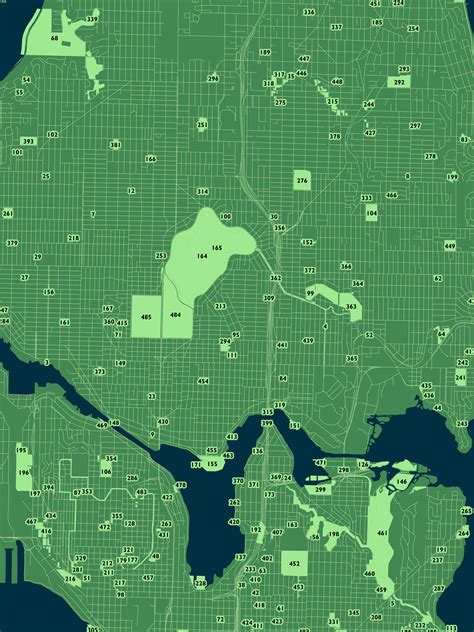 Seattle National Parks Map