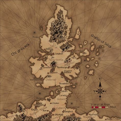 Old style map by Sapiento on DeviantArt