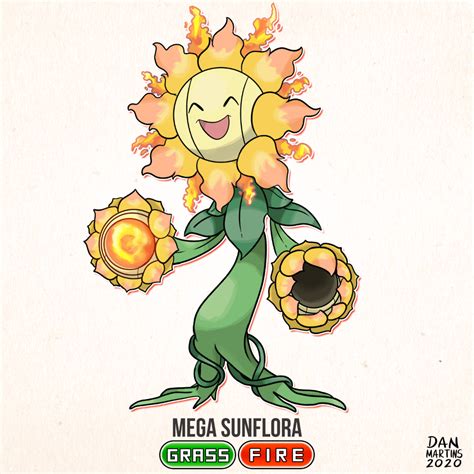 Commission - Mega Sunflora by Unknown-Dan on DeviantArt | Digital ...