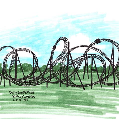 No.126 Roller Coasters – Artwork Nicole Hanusek