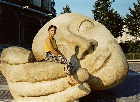 What Big Eyes They Have - Paris - c1987 | Wife sitting on a … | Flickr