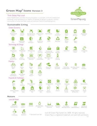 Green Map Icons, version 3 (PDF) - Green Map System