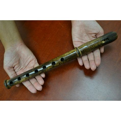 Handmade Carved Wood Flute 13" - Walmart.com - Walmart.com