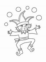 Juggler coloring Pages sketch template