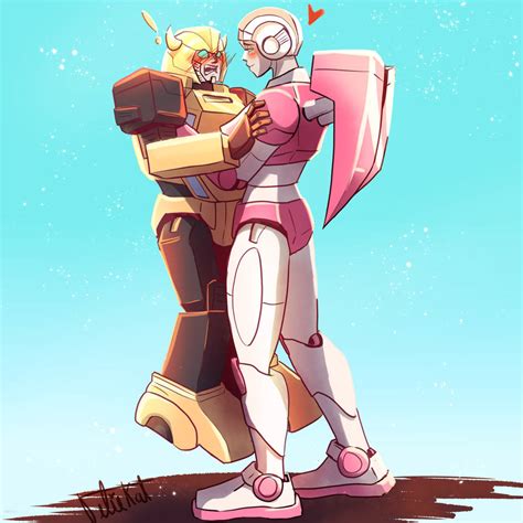 bumblebee and arcee G1 cute bot by Veliekat on DeviantArt