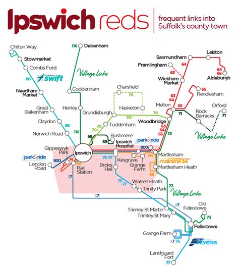 Ipswich Reds - frequent links into Suffolk's county town | First Bus