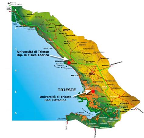 Geographic Map Trieste - MapSof.net