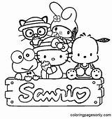 hello kitty And Friends coloring Pages To Print For Kids With The Word  sketch template