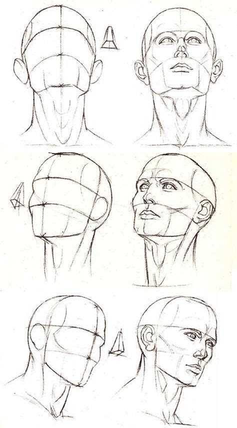 56 ideas for drawing reference head positions | Gezichten tekenen ...