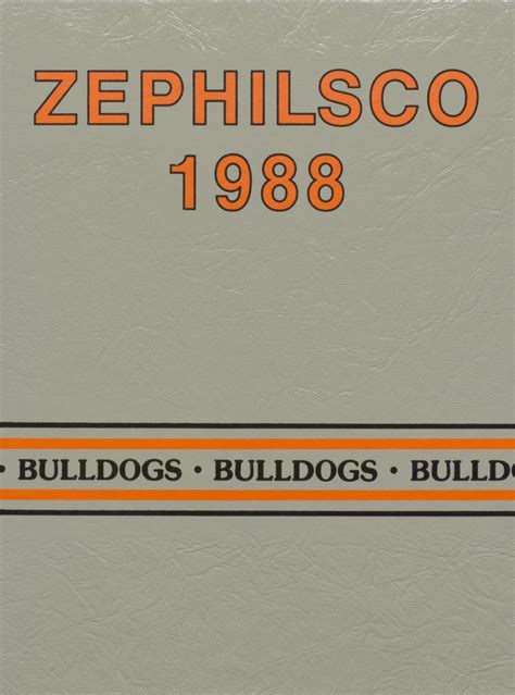 1988 yearbook from Zephyrhills High School from Zephyrhills, Florida