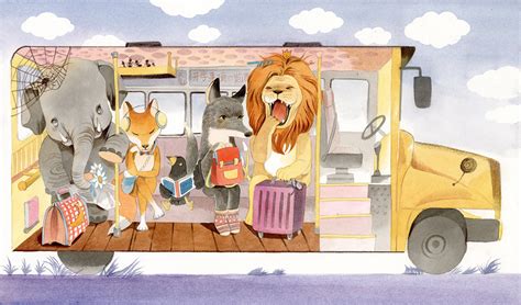 Watercolor children’s book illustrations on Behance