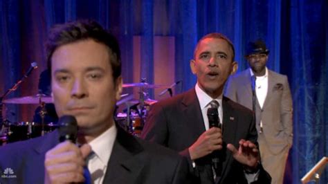 VIDEO Barack Obama slow jams the news with Jimmy Fallon * starcasm.net