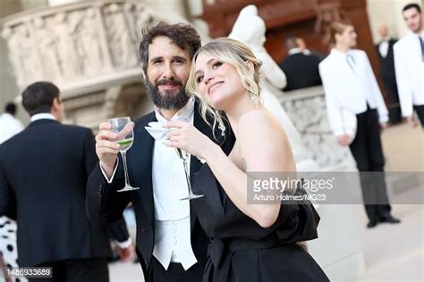 Josh Groban and Natalie McQueen attend The 2023 Met Gala Celebrating ...