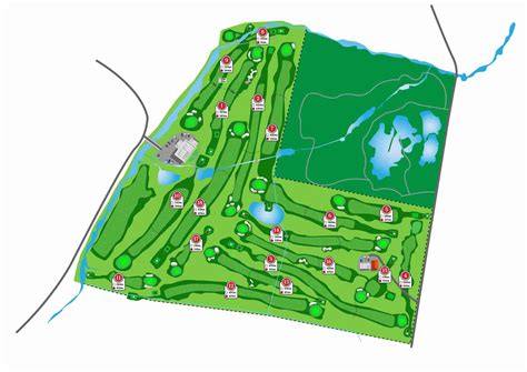 Course overview map - Goulburn Golf Club