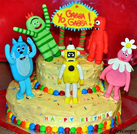 Life Scoops: Yo Gabba Gabba Cake for Mikaela's 2nd Birthday / Orange cake with Orange Cream ...