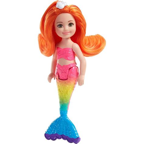 Buy Barbie - Chelsea Dreamtopia Mermaid - Orange (FKN05)