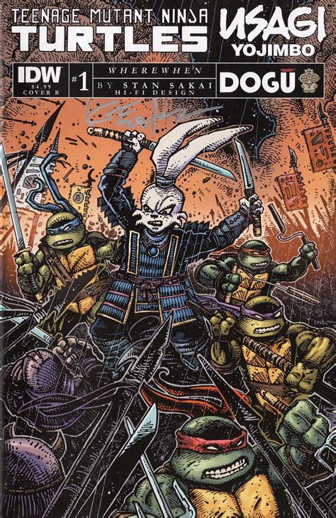 TMNT/Usagi Yojimbo: WhereWhen #01 – Eastman Cover Variant SIGNED – Kevin Eastman Studios