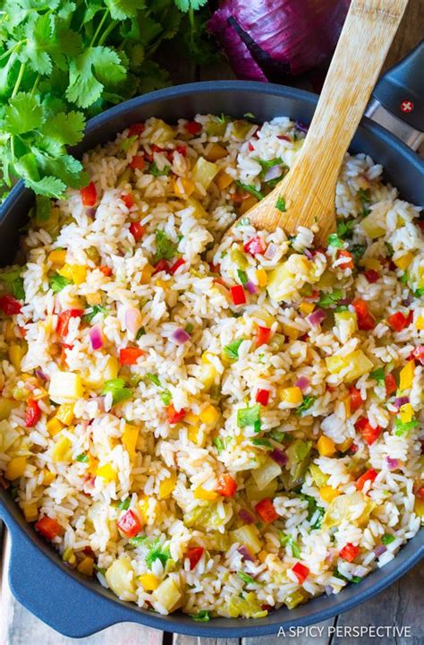 Caribbean Confetti Rice Recipe - A Spicy Perspective | Recipe | Confetti rice recipe, Recipes ...