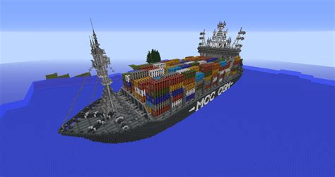 Container ship Minecraft Map