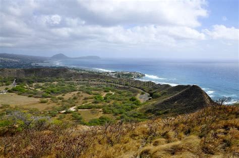 Diamond Head Crater stock image. Image of lookout, landmark - 88217163