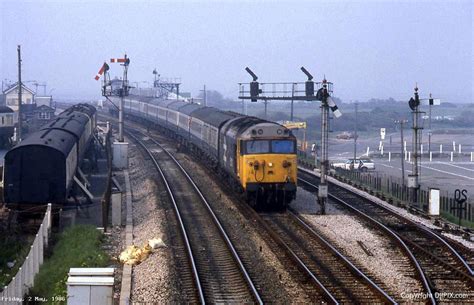 Class 50 Passing Through Dawlish Warren. | Diesel locomotive, British rail, Train pictures