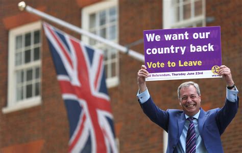 My work here is done: Britain’s Brexit champion Nigel Farage quits ...