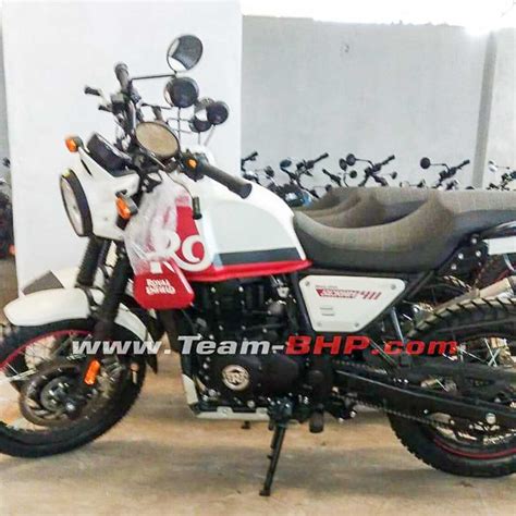 RE Himalayan Scram 411 Red, White, Black Colours - Arrives At Dealer