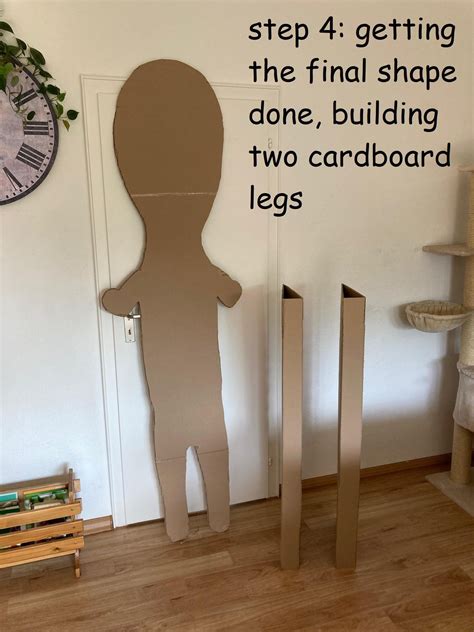 guide: how I made a 7 feet tall cardboard scp-173 model for my gaming room : r/SCP
