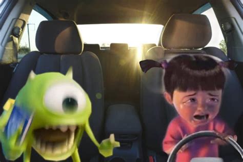 Boo crying in car with mike Memes - Imgflip