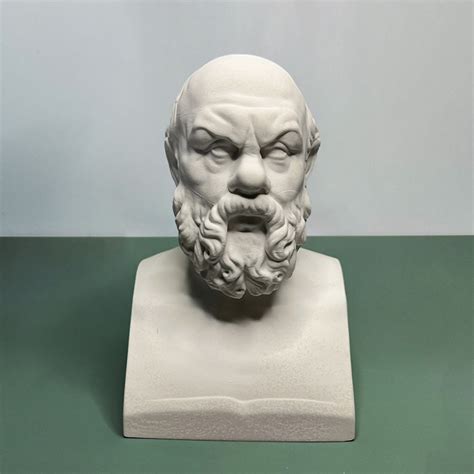 Socrates Bust Statue, Bust Statue, Greek Mythology Figurine, Plaster ...