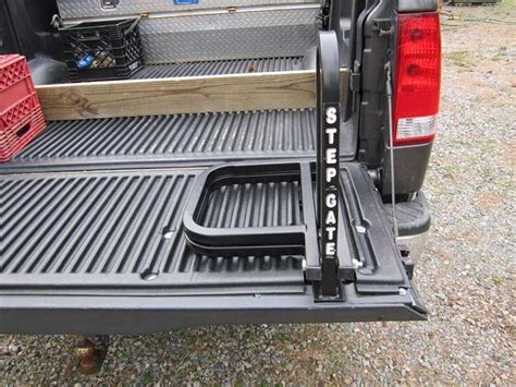 Ram 3500 Convert-A-Ball Step Gate - Universal Truck Tailgate Step - 2 Steps - Passenger's Side ...