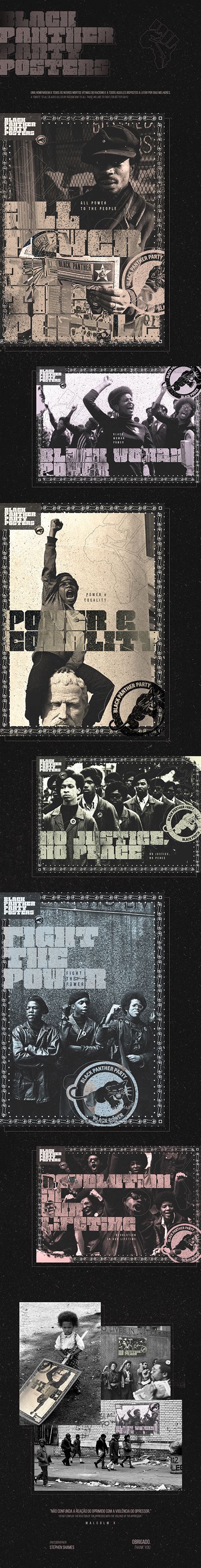 Black Panther Party Posters on Behance