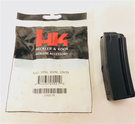 HK 10rd Factory 9mm Curved Magazine for the MP5 | Side Arm Sams