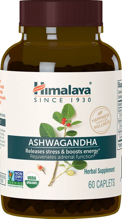 Himalaya Herbal Himalaya Organic Ashwagandha 60 ct | Shipt