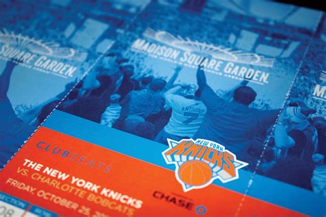 NY Knicks 2013-14 Season Tickets on Behance