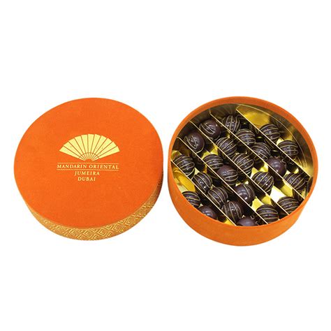 Round Velvet Chocolate Box - Gift Round Box Sale | KALI