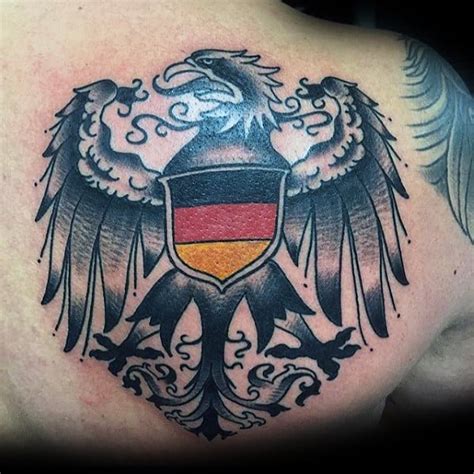 50 German Eagle Tattoo Designs For Men - Germany Ink Ideas