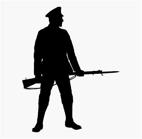 Posters From World War 1 , Png Download - Silhouette Soldier Clipart ...