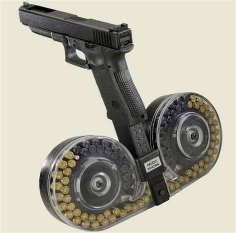 GLOCK 9MM 100 Round Drum - clear back, Emergency, Camping, Survival ...